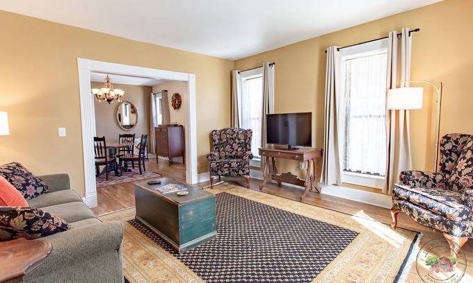 New Glarus Apartment | Sugar River Suite - Your Sweet Escape in the Heart of it All!