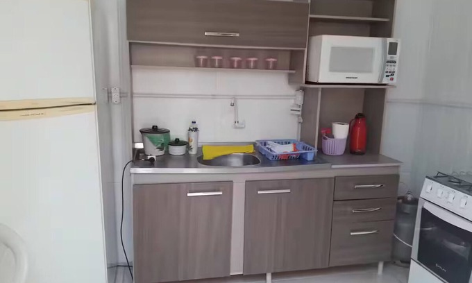 Cidade Nova Apartment | Suite no. 14+kitchen with air conditioning