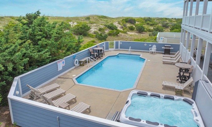 Ocean Isle Estates House | SUMMER SAVINGS- Premier Oceanfront w/Pool, Hot Tub, Elevator, Game & Theater Rm