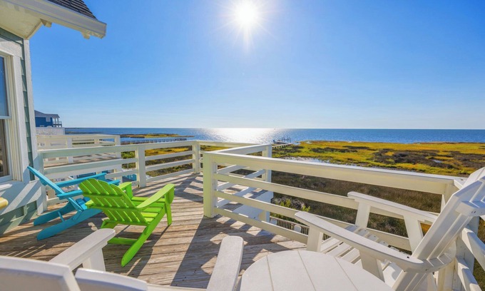 Wind Over Waves House | SUMMER SAVINGS - Soundfront Home w/Pool, Hot Tub, Elevator, Theater, Tiki Bar