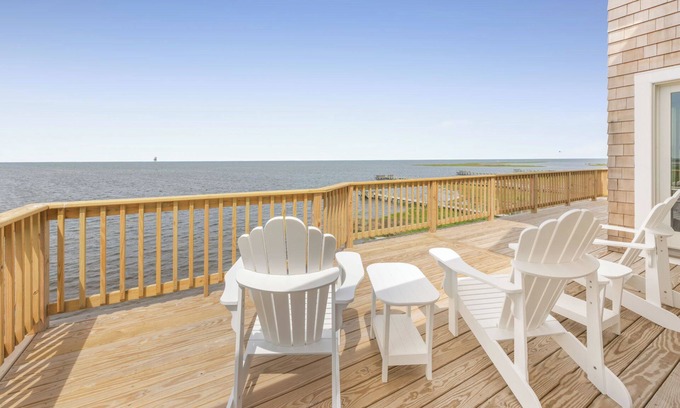 Wind Over Waves House | SUMMER SAVINGS - Soundfront Dog & Handicap Friendly w/Pool, Hot Tub, Elevator