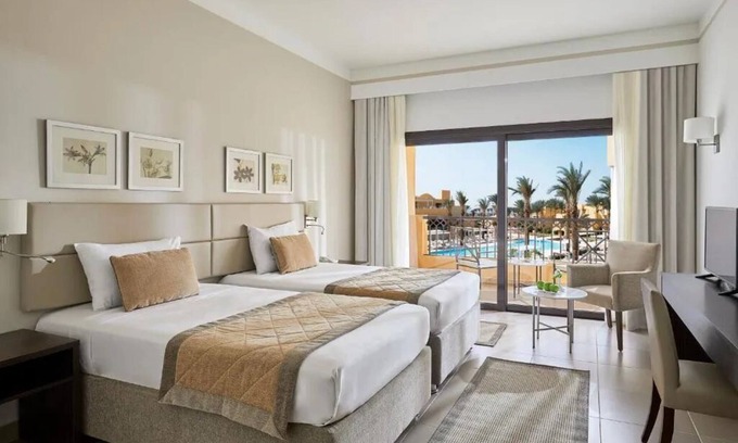 El Quseir Resort | Sun & Sea Escape | 2 Spacious Rooms, Private Beach, Waterpark & Coral Diving