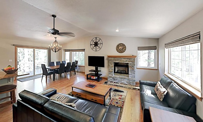 Montgomery Estates House | Sunlit Forest Haven
