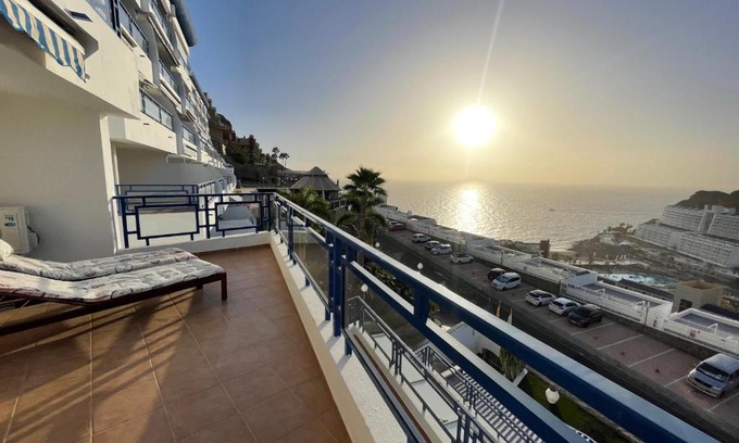 Taurito Apartment | Sunny Seaview Modern apt - pool and beach access
