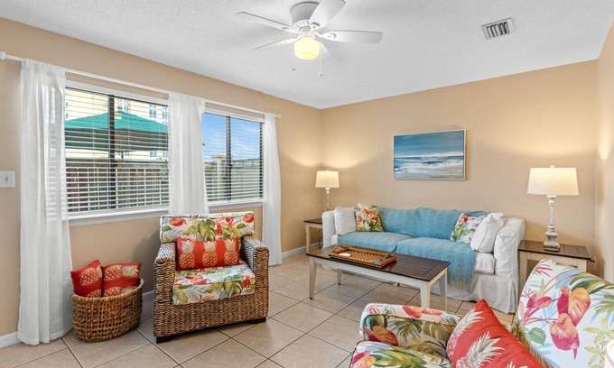 Sugar Beach House | Sunray - Gulf-side townhouse, beach access & pool