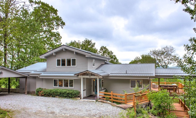 Cullowhee House | Sunrise Kingdom | Private Mountain Home with Impeccable Views