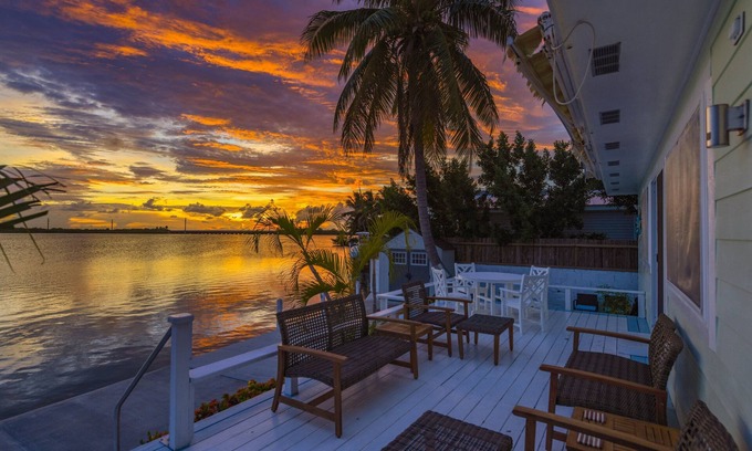 Bay Point House | Sunset Harmony, your oceanfront Key West Home on Saddlebunch Key