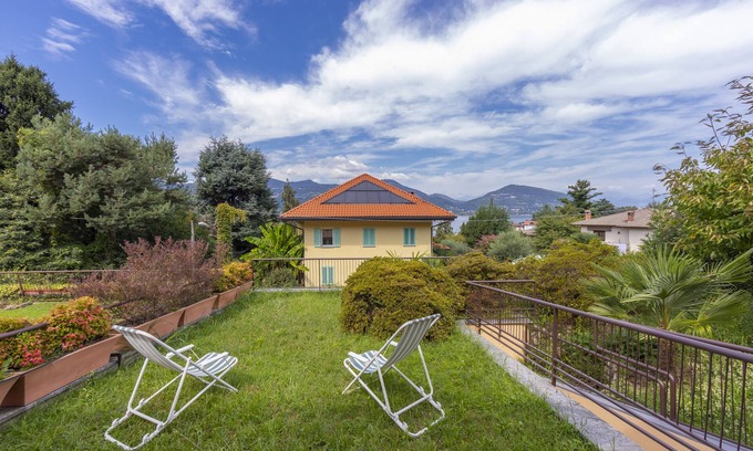 Ranco House | Sunset in Ranco, Ranco, Italy