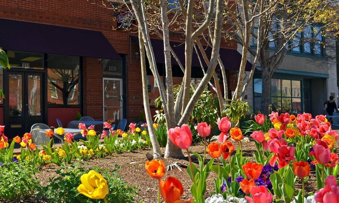 Hendersonville Apartment | Sunset on the Attic on Main Street. Charming Hendersonville. Walkable. Off street parking