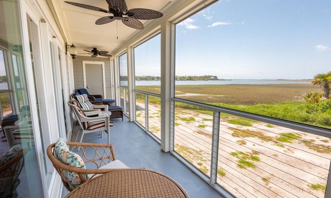 Folly Beach Condo | Sunset Serenity: 3br Waterfront Condo Near Folly
