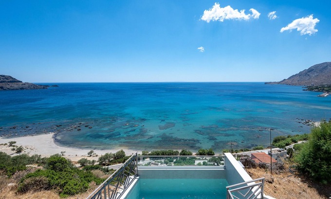 Agios Vasileios Villa | Sunset view villa in plakias,sea view,Private pool