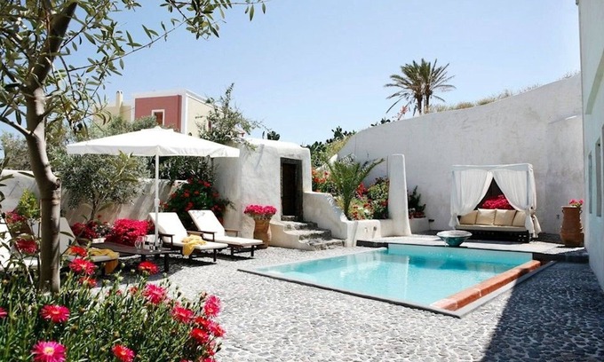 Megalochori Villa | Super Luxury Santorini Villa | Mansion Sophia | Private Pool | Beautiful.