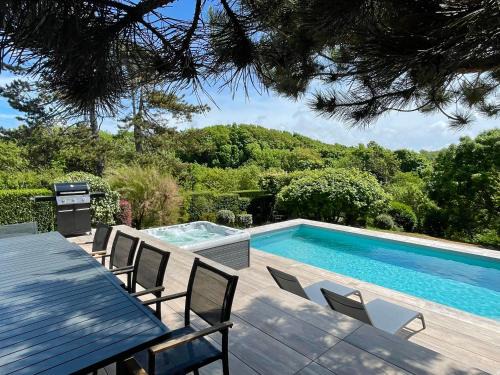 Ambleteuse Villa | Superbe maison avec piscine et jacuzzi dans les dunes
