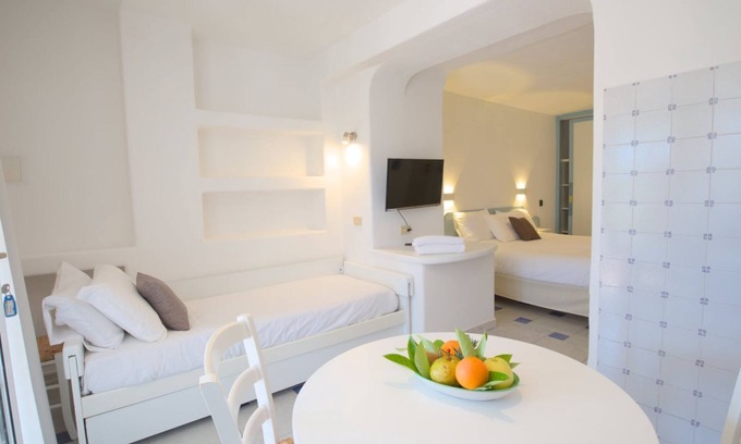 Forio Apartment | Superior Studio with terrace inside Villa & Giardini Ravino!