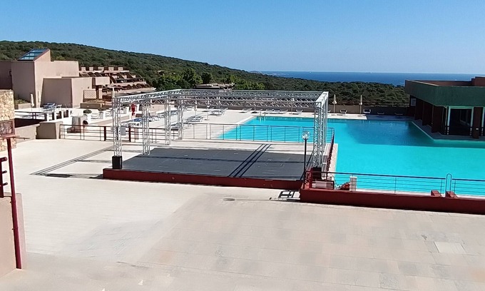 Cugnana Verde Apartment | Sven's studio in Residence Cugnana Verde Costa Smeralda, pool from 2026