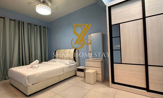 Central Seberang Perai Apartment | SZ Homestay -Comfy 3 bedrooms@Meritus