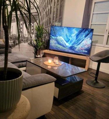 Alencon Apartment | T2 Cosy autonome h24 Parking privé attenant TV 165cm Netflix wi-fi au Rez-de-chaussée