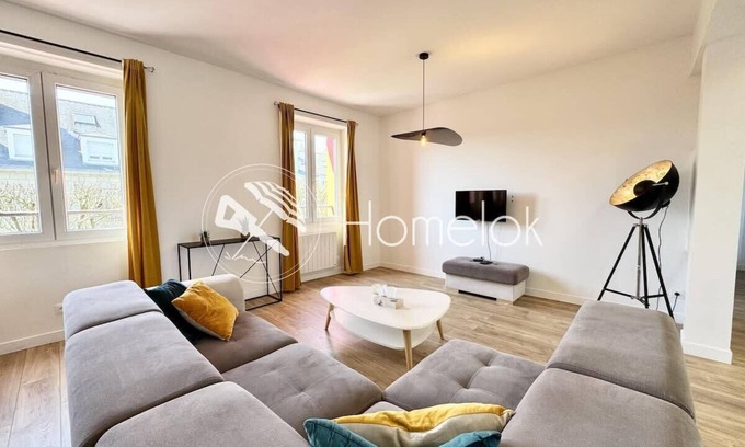 Lorient Apartment | T3 lumineux en plein coeur de Lorient -Tout à pied