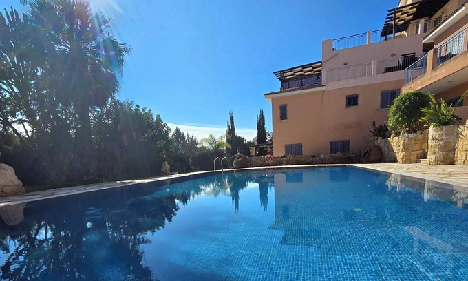 Tala Apartment | Tala Hills Sea View Apartment, Tala Village, Paphos, w/wifi, walk-in shower
