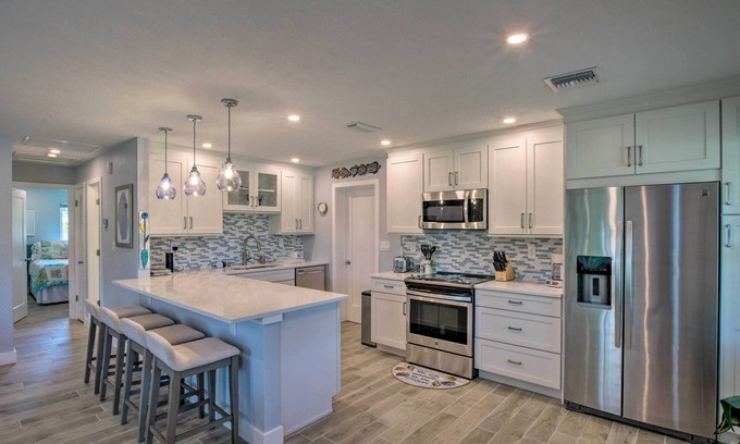 Naples Park House | Tasteful Home w/Patio + Grill < 2 Mi to Beach!