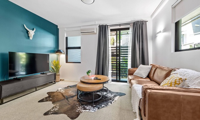 Teneriffe Apartment | Tasteful Teneriffe! ~ 1Bed, 1Bath, 1Car, Balconies