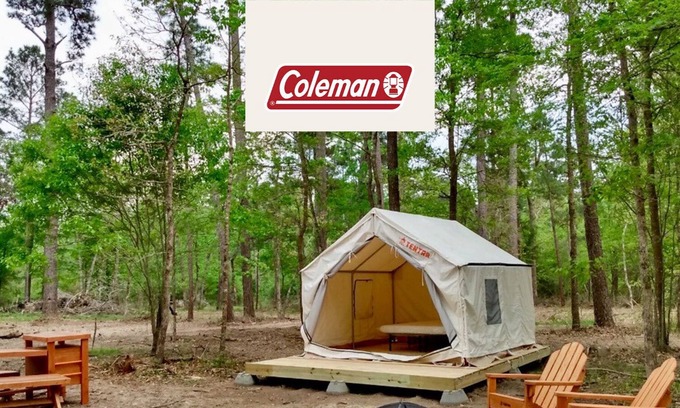 Montgomery RV Rental | Tentrr Signature Site - Hidden Forest - Coleman Outfitted Site