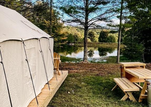 Mattawana Other | Tentrr Signature Site - Piney Pond Retreat at Tuckaway Tree Farm