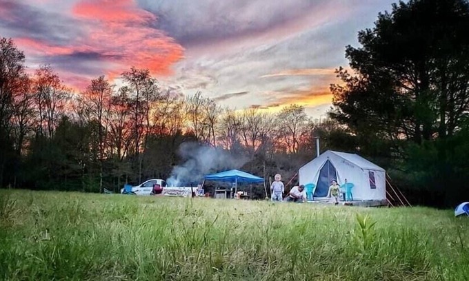 Worcester RV Rental | Tentrr Signature Site - Mountain View Campsite