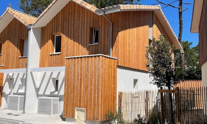 Lacanau-Ocean Apartment | Terraced house 3 bedrooms in beautiful new residence, south beach
