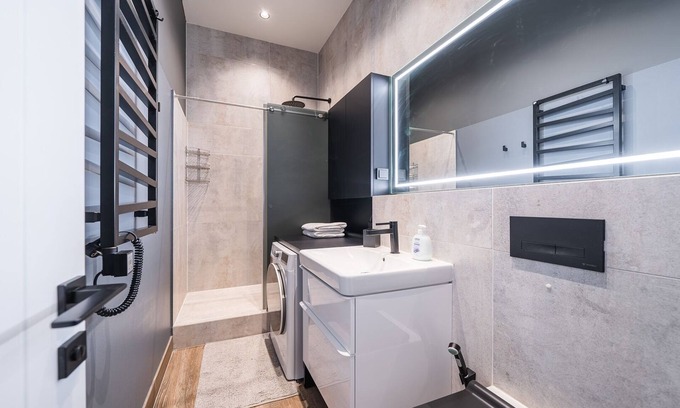 Vilnius city municipality Apartment | The apartment is located in the historic center of the city of Vilnius, a bright and quiet environme