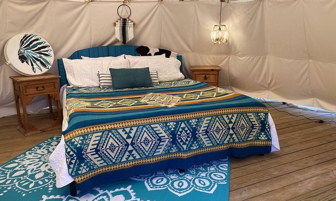 Wills Point Cabin | The Arrowhead Tipi Resort - Morning Star - Nomadic Tipis on Lake Tawakoni