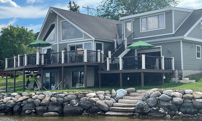 East Jordan Ski Chalet | The Chalet on Beautiful Lake Charlevoix w/Docking