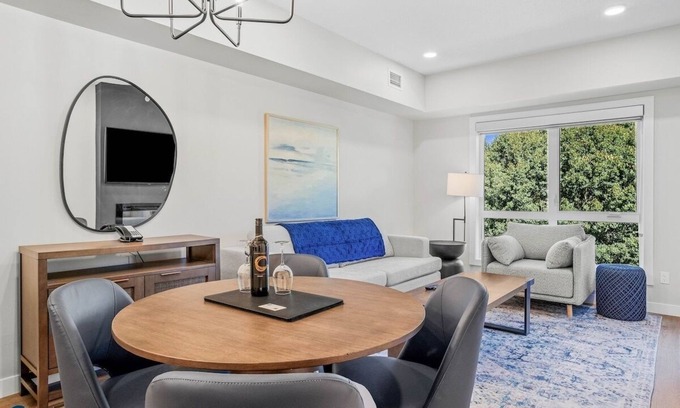 Dead Man's Flats Condo | The Creekside - Top Floor Mountiain & Creek Views