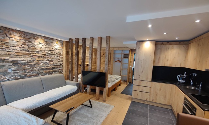 Leukerbad Apartment | The Cristal apartment house is situated in a quiet location