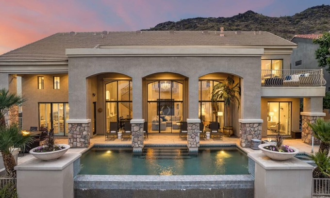 Arrowhead Lakes House | The Estate- Beautiful home with heated pool and pontoon boat.