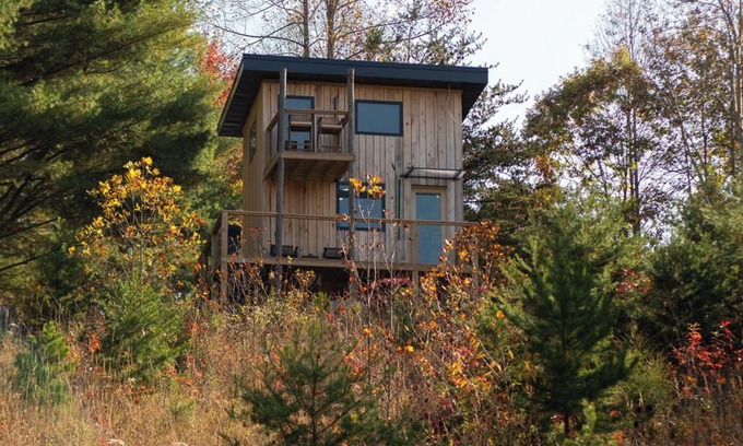 Primrose Cabin | The Fern Tiny Cabin with WiFi and Private Trails