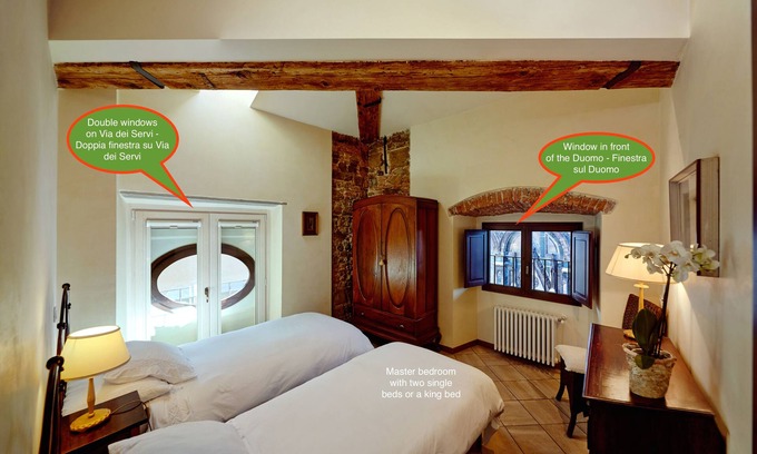 Duomo Apartment | The Flora Apartment: The feeling of touching the Duomo