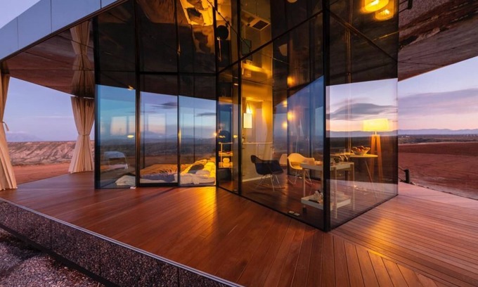 Gorafe House | The glass house in the gorafe desert