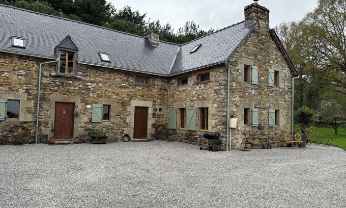 Mur-de-Bretagne Cottage | The Guerlédan lake, Quénécan forest & Abbaye de Bon Repos near to the cottage.