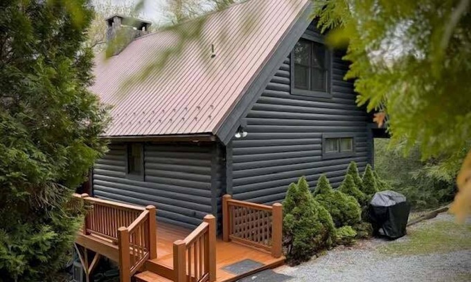 Alpendorf Cabin | The Heartwood - game room, fire pit, privacy