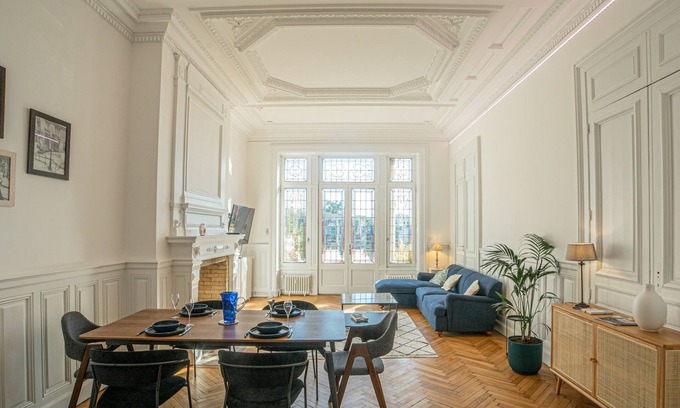 Limoges Condo | The "Heritage" Heart of Limoges: Parking, AC, and Private Terrace