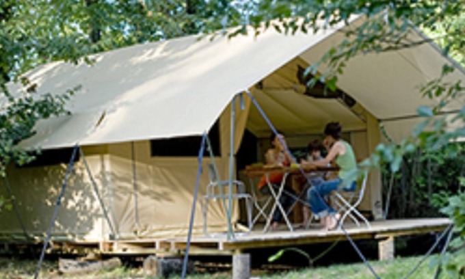 Dardilly RV Rental | The Indigo Canvas & Wood tent - Up to 5 people - 24 m²