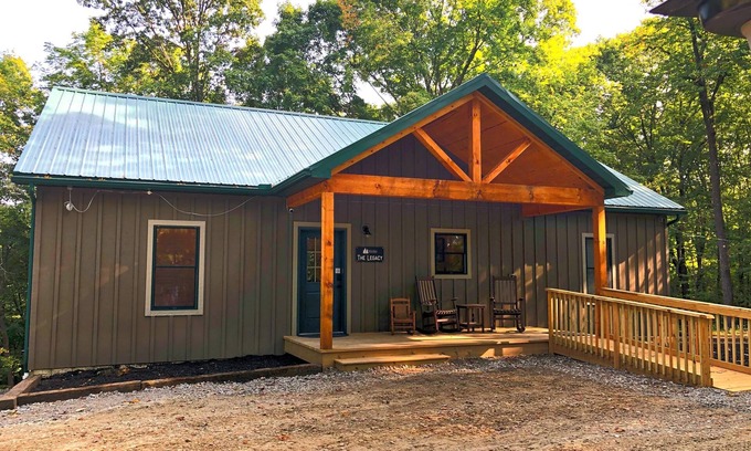 Logan Cabin | The Legacy - Hot tub, fire pit, game room & private playground
