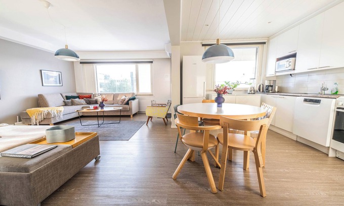 Rovaniemi Apartment | The luxury and cozy 2 bedroom for family and friends in Downtown Rovaniemi