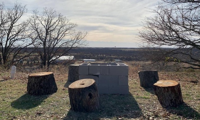Dennis Cabin | The Nest Tiny Home is 160sf with awesome Views!