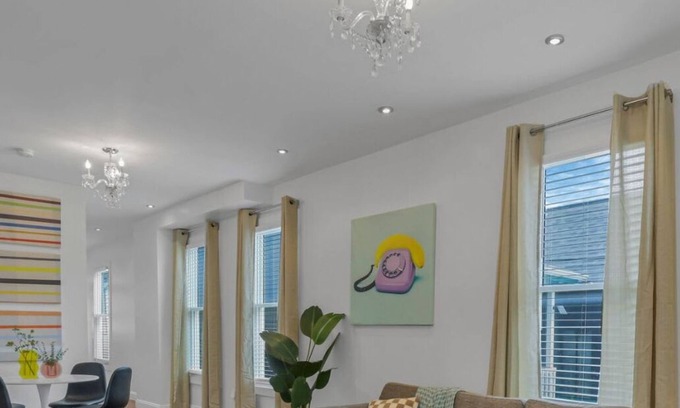 Italian Village House | The Retro Sleepover Pad- 2 BR/1.5BA