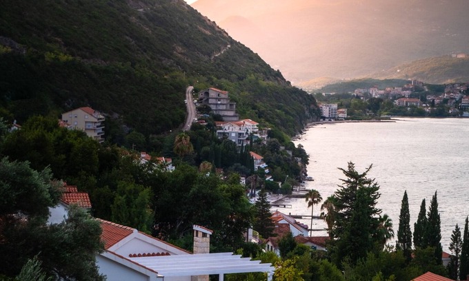 Igalo Apartment | The rooftop room with large terrace and great views