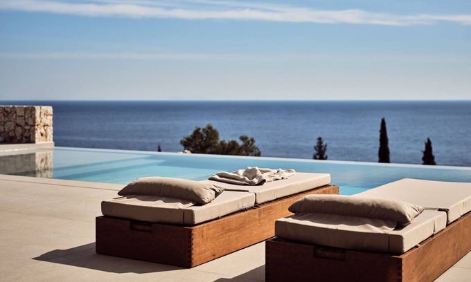 Skinaria Villa | The Sall Villa - 2 Bedrooms with Private Pool & Sea View