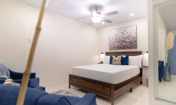 Trincity Villa | The Sanctuary: Studio near Airport with fire place