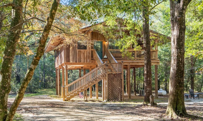 Ponce De Leon Cabin | The Treehouse: Peaceful Cabin Close to PCB and 30A